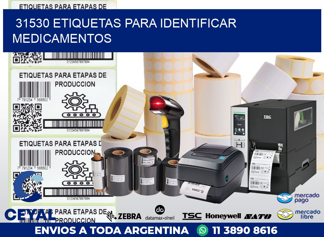 31530 ETIQUETAS PARA IDENTIFICAR MEDICAMENTOS