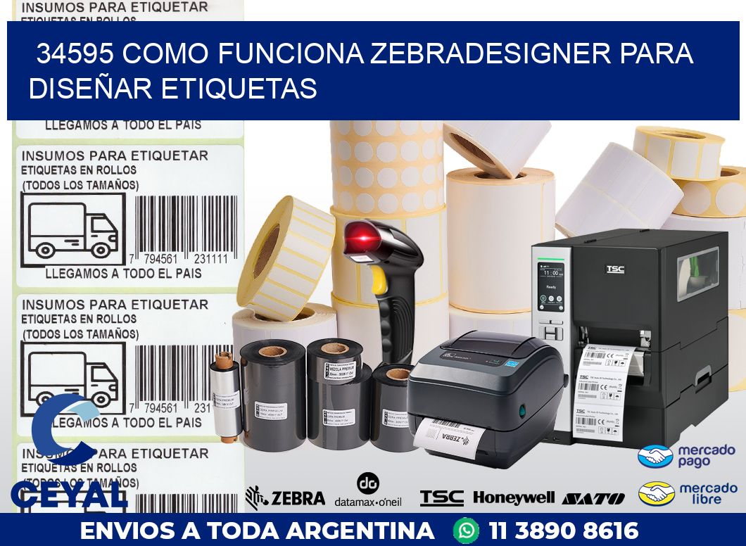 34595 COMO FUNCIONA ZEBRADESIGNER PARA DISEÑAR ETIQUETAS