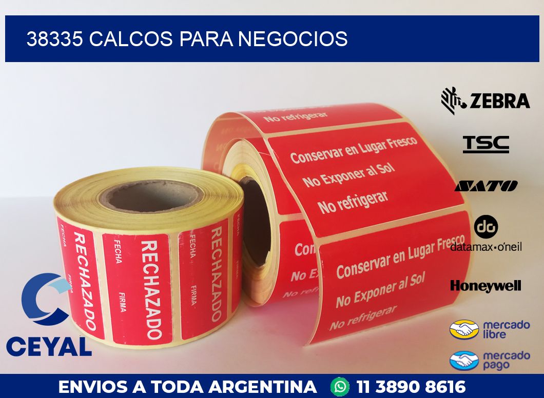 38335 CALCOS PARA NEGOCIOS