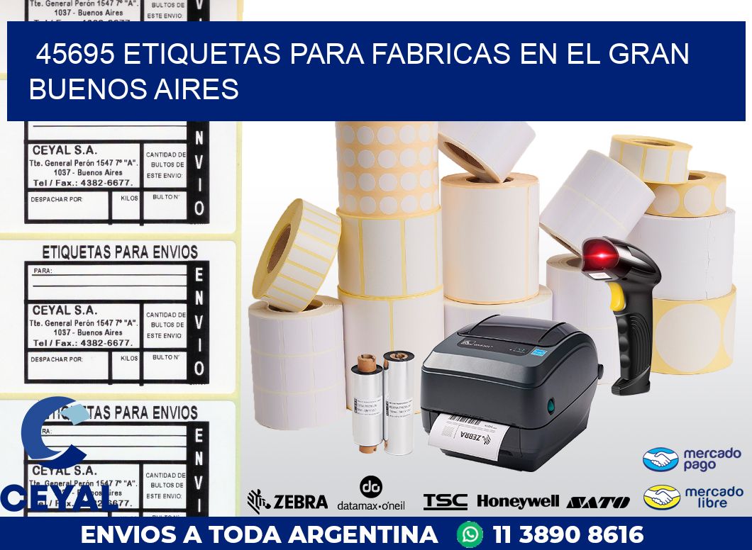 45695 ETIQUETAS PARA FABRICAS EN EL GRAN BUENOS AIRES