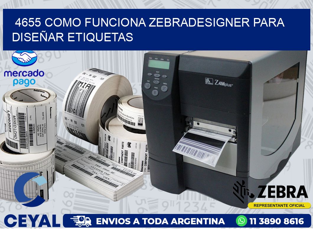 4655 COMO FUNCIONA ZEBRADESIGNER PARA DISEÑAR ETIQUETAS