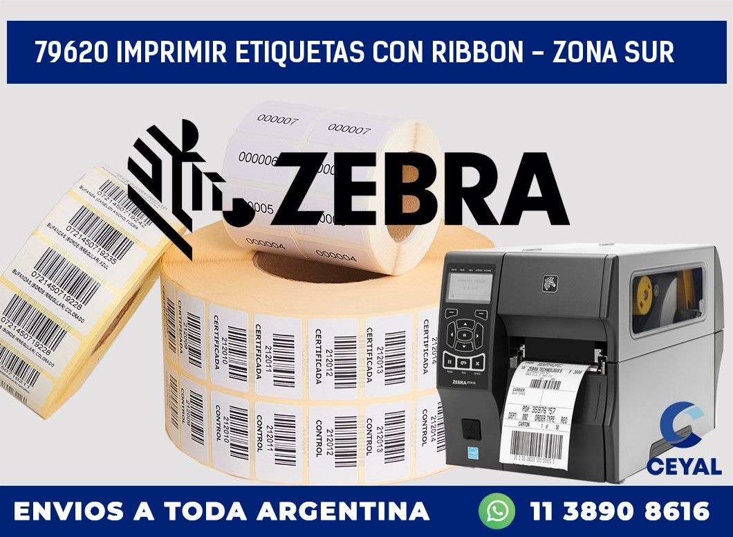 79620 IMPRIMIR ETIQUETAS CON RIBBON - ZONA SUR