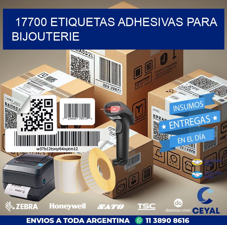 17700 ETIQUETAS ADHESIVAS PARA BIJOUTERIE