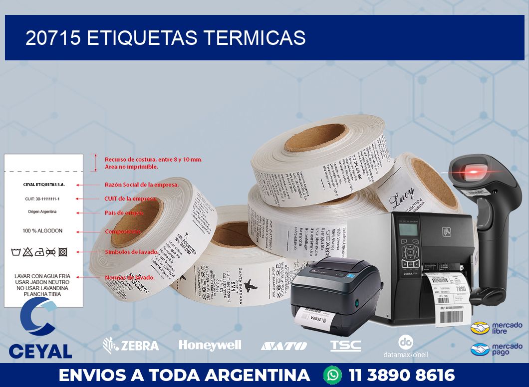 20715 ETIQUETAS TERMICAS