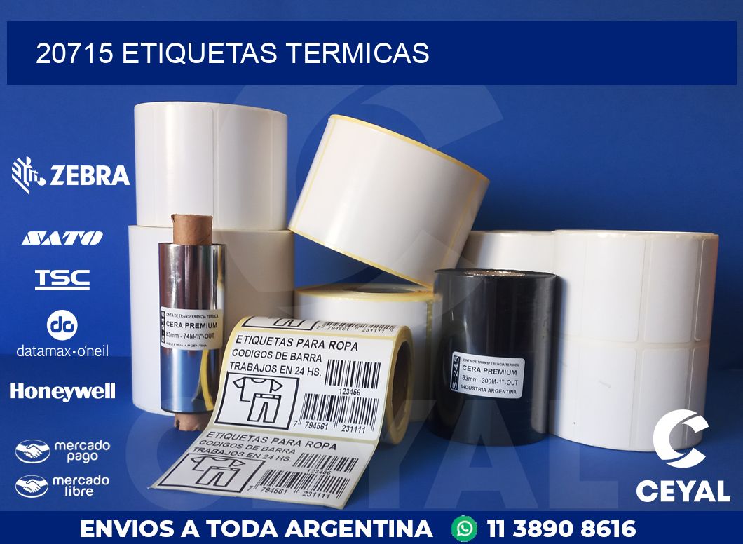 20715 ETIQUETAS TERMICAS