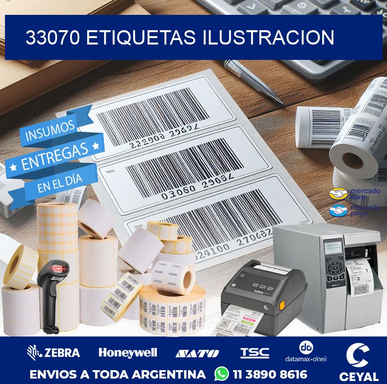 33070 ETIQUETAS ILUSTRACION