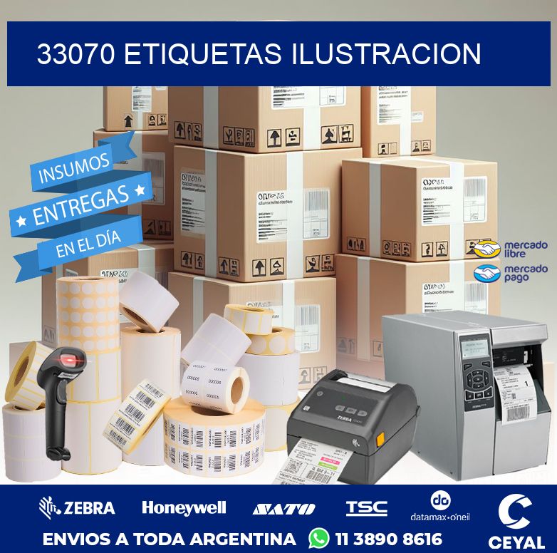 33070 ETIQUETAS ILUSTRACION