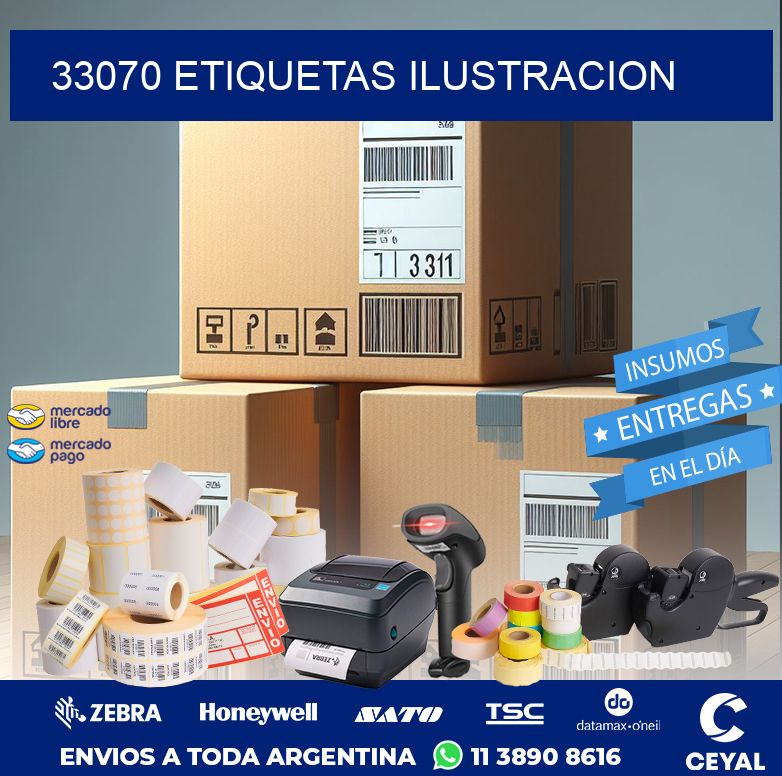 33070 ETIQUETAS ILUSTRACION