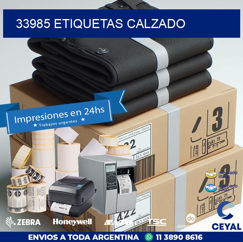 33985 ETIQUETAS CALZADO