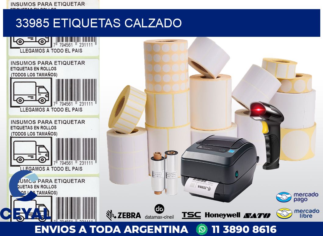 33985 ETIQUETAS CALZADO