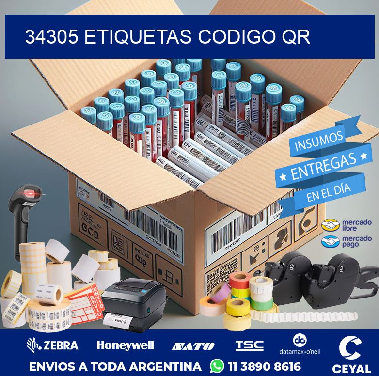 34305 ETIQUETAS CODIGO QR