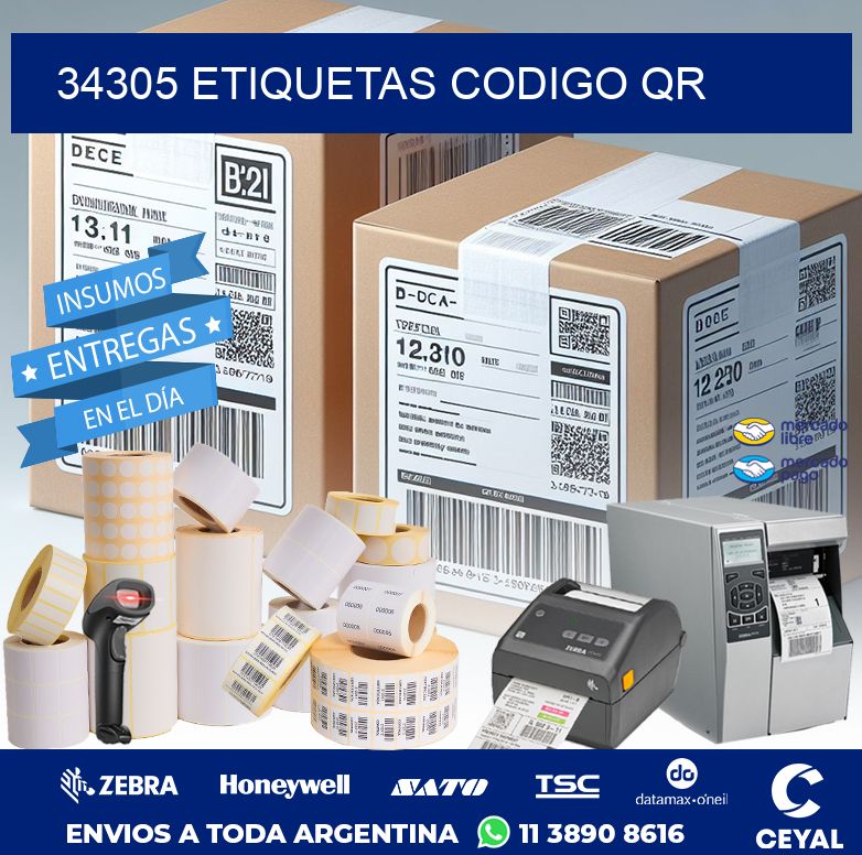 34305 ETIQUETAS CODIGO QR