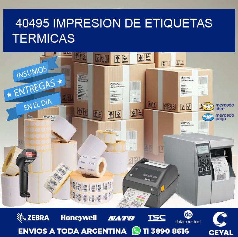 40495 IMPRESION DE ETIQUETAS TERMICAS