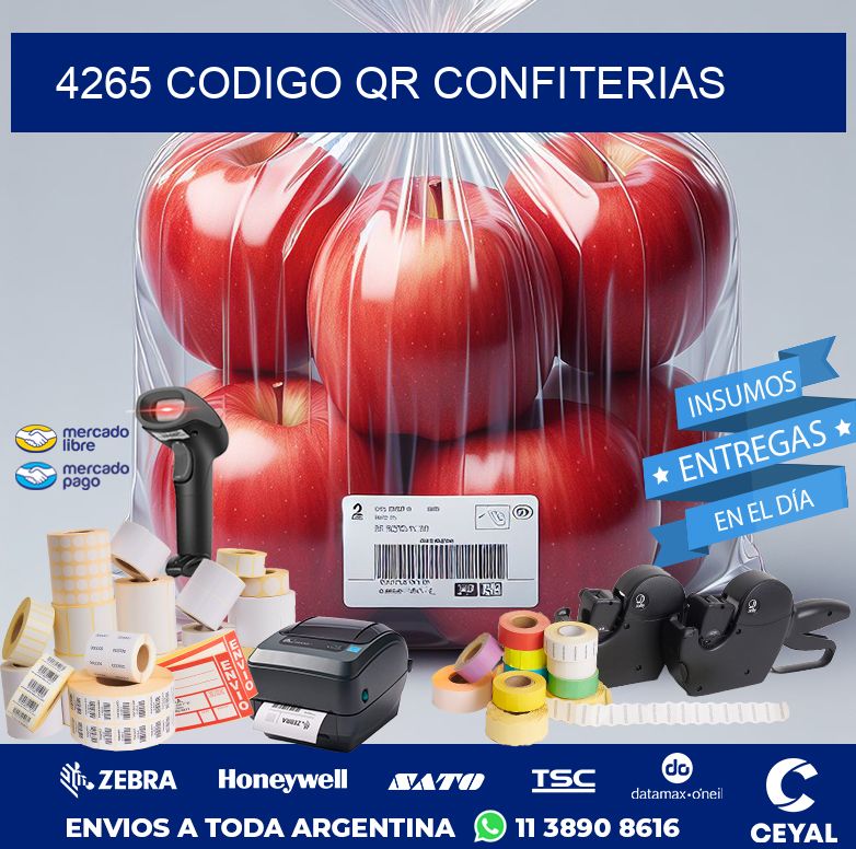 4265 CODIGO QR CONFITERIAS