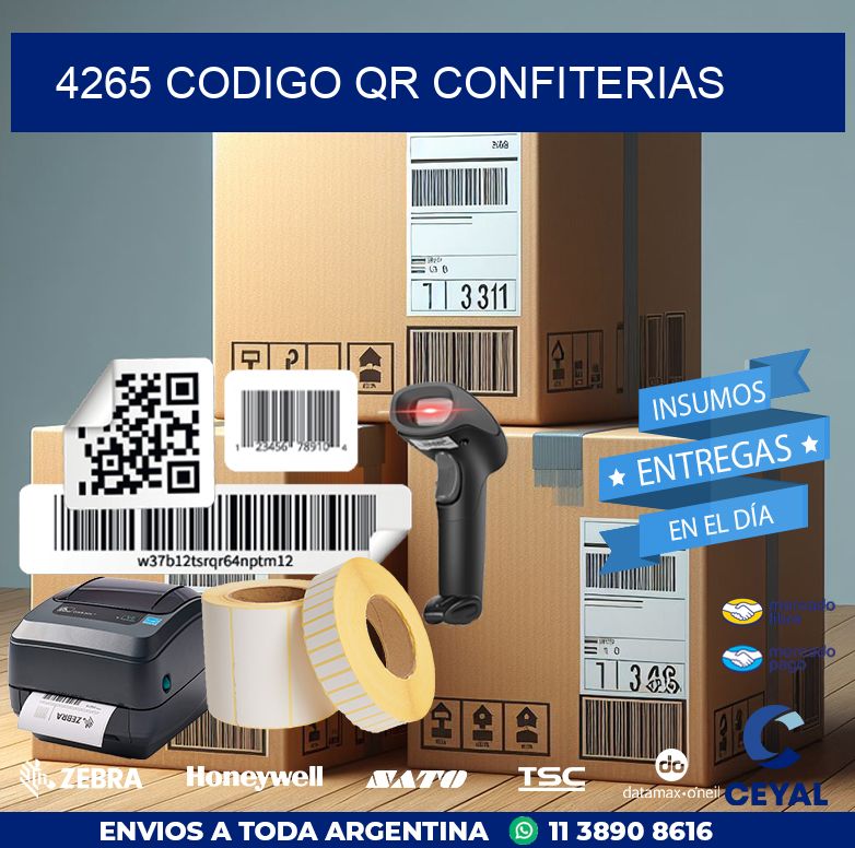 4265 CODIGO QR CONFITERIAS