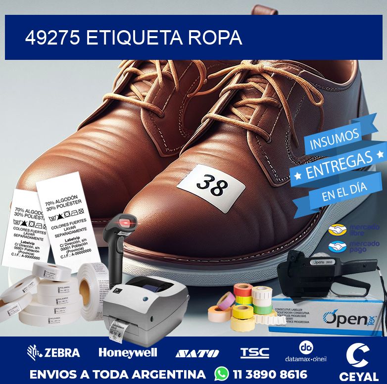 49275 ETIQUETA ROPA