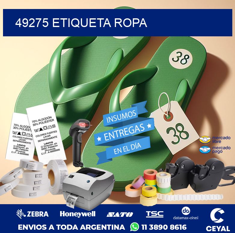 49275 ETIQUETA ROPA