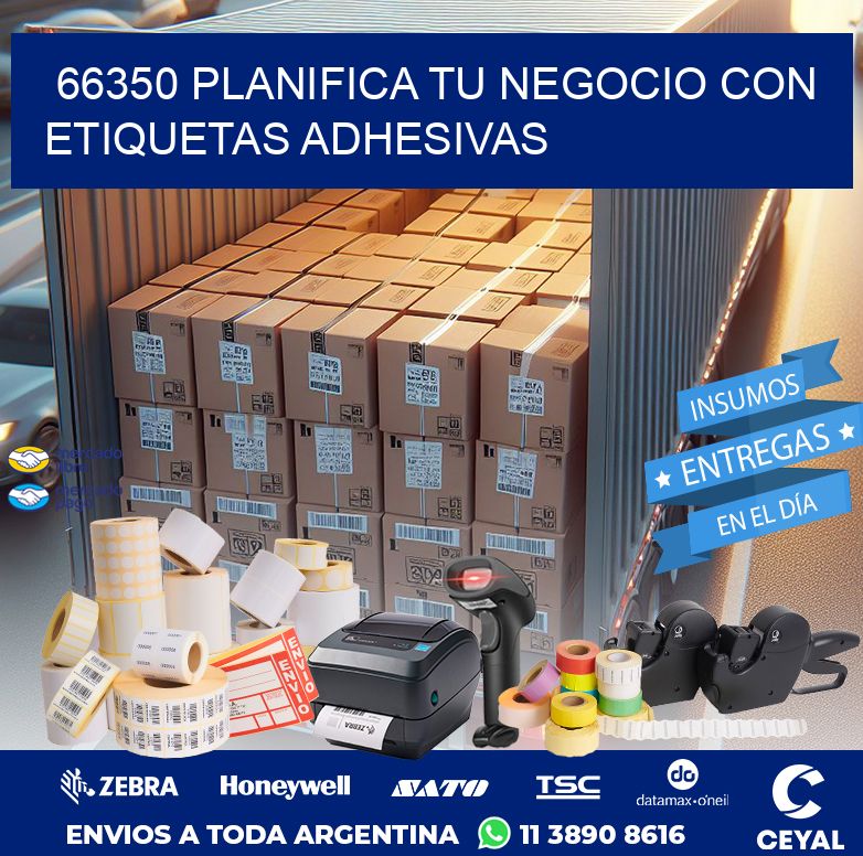 66350 PLANIFICA TU NEGOCIO CON ETIQUETAS ADHESIVAS