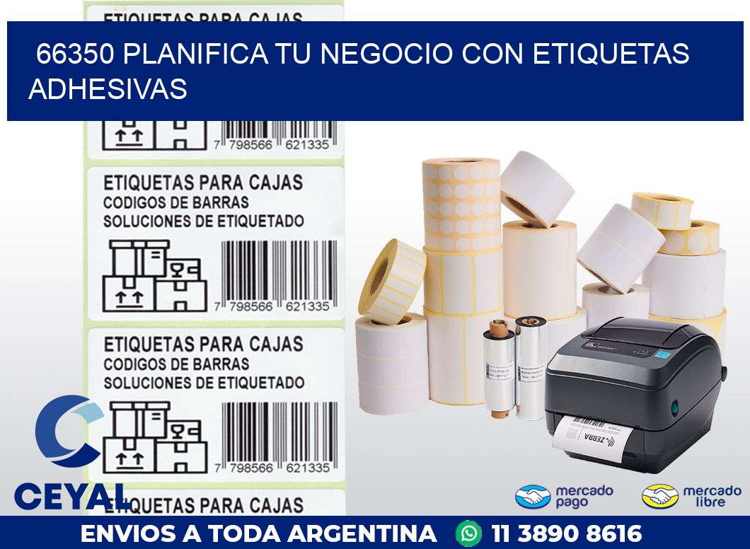 66350 PLANIFICA TU NEGOCIO CON ETIQUETAS ADHESIVAS