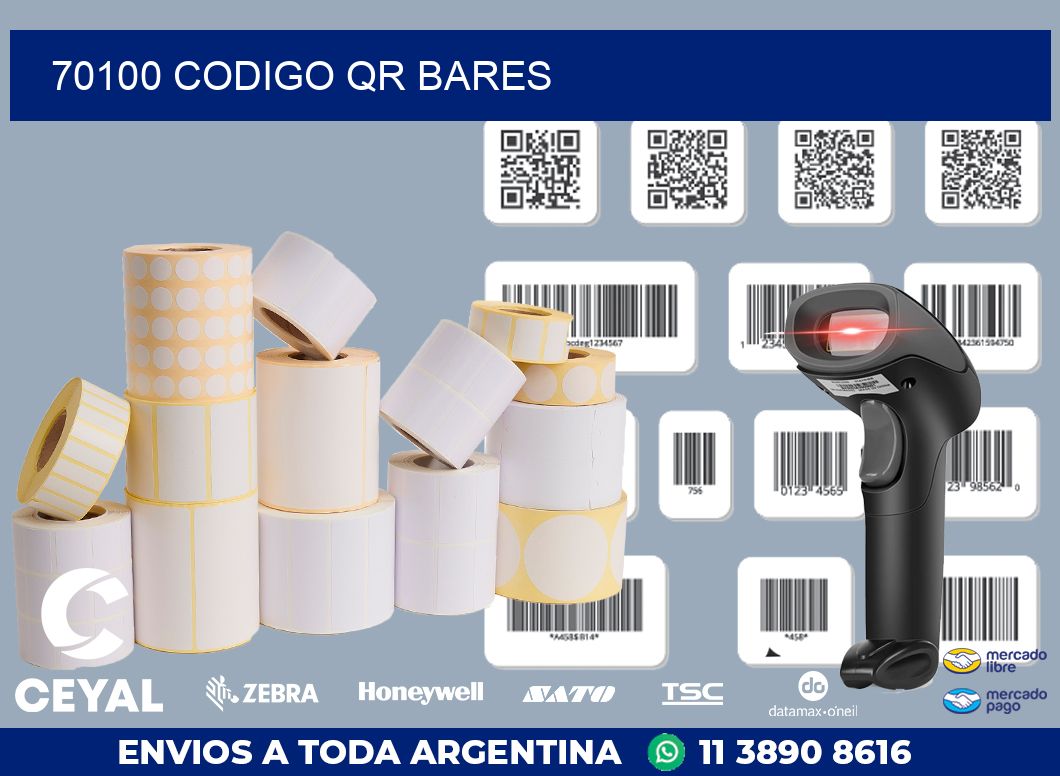70100 CODIGO QR BARES