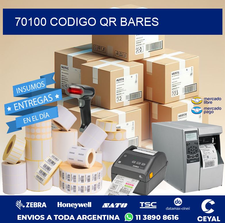 70100 CODIGO QR BARES