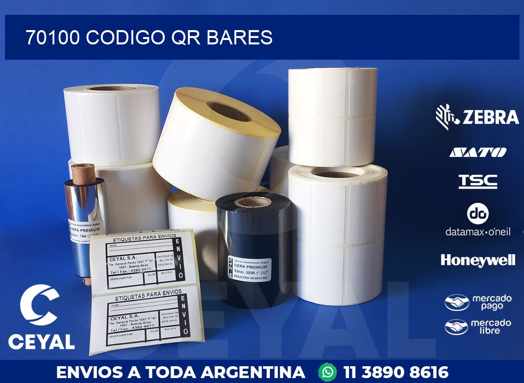 70100 CODIGO QR BARES