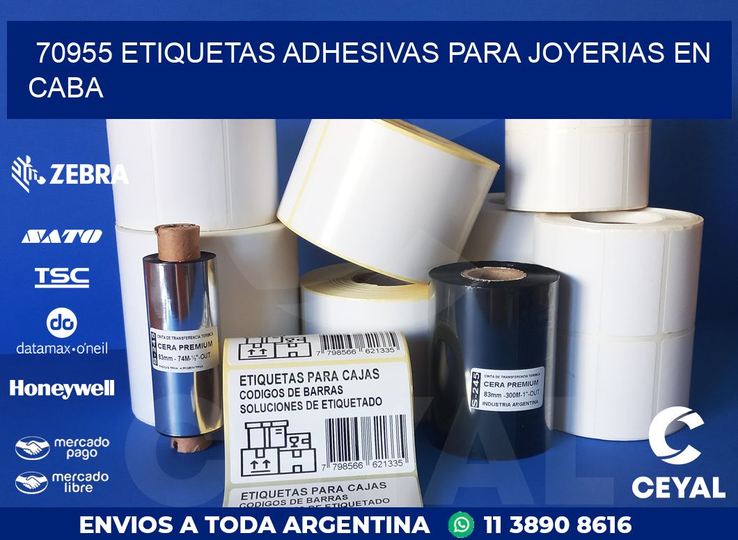 70955 ETIQUETAS ADHESIVAS PARA JOYERIAS EN CABA