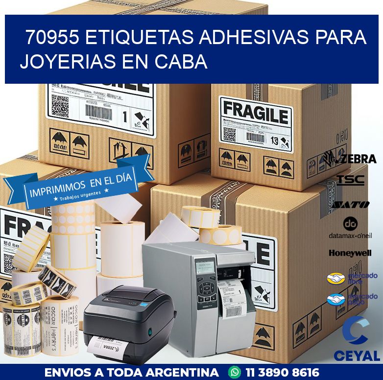 70955 ETIQUETAS ADHESIVAS PARA JOYERIAS EN CABA