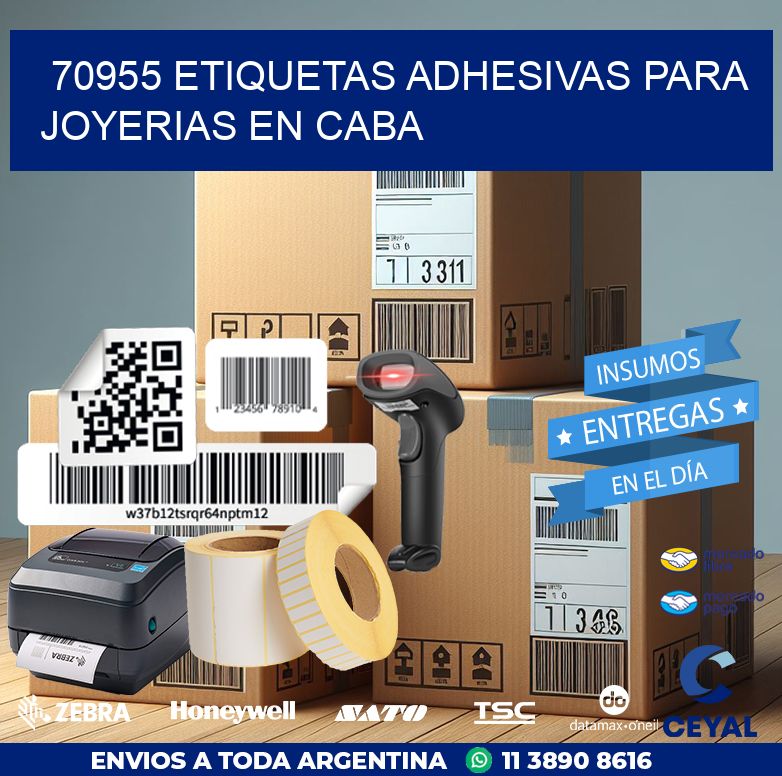 70955 ETIQUETAS ADHESIVAS PARA JOYERIAS EN CABA
