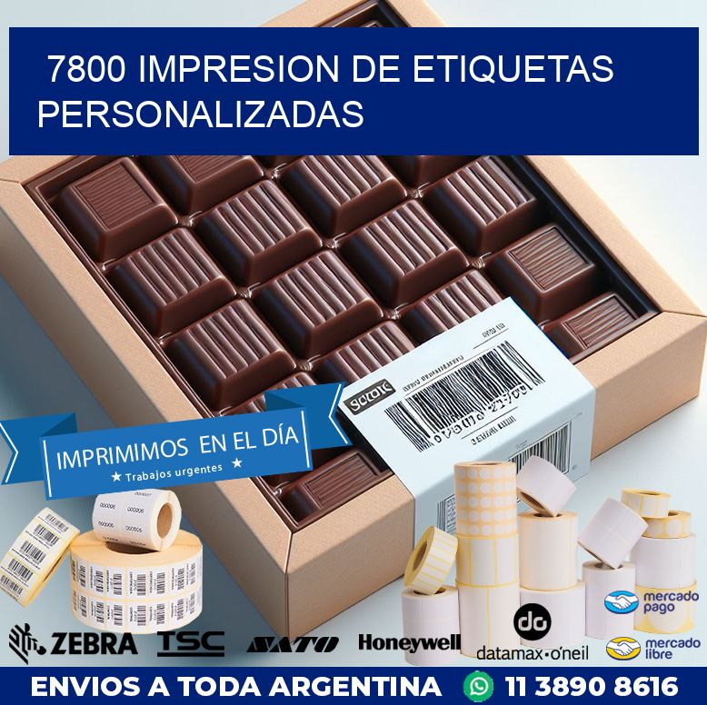 7800 IMPRESION DE ETIQUETAS PERSONALIZADAS