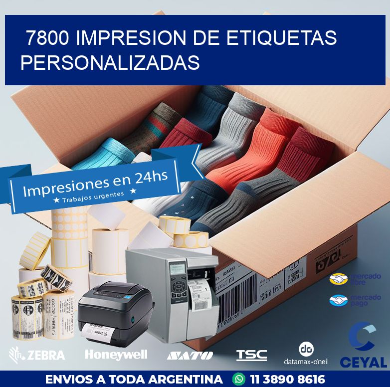 7800 IMPRESION DE ETIQUETAS PERSONALIZADAS