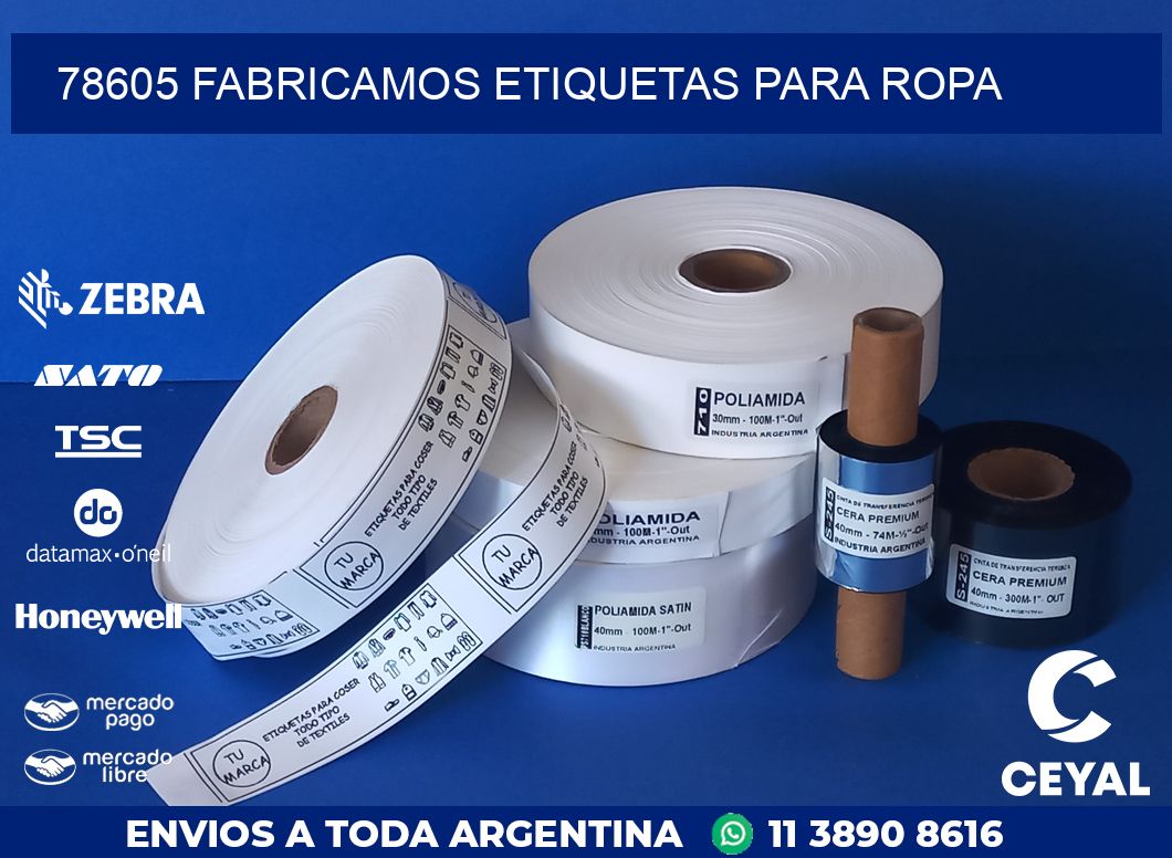 78605 FABRICAMOS ETIQUETAS PARA ROPA