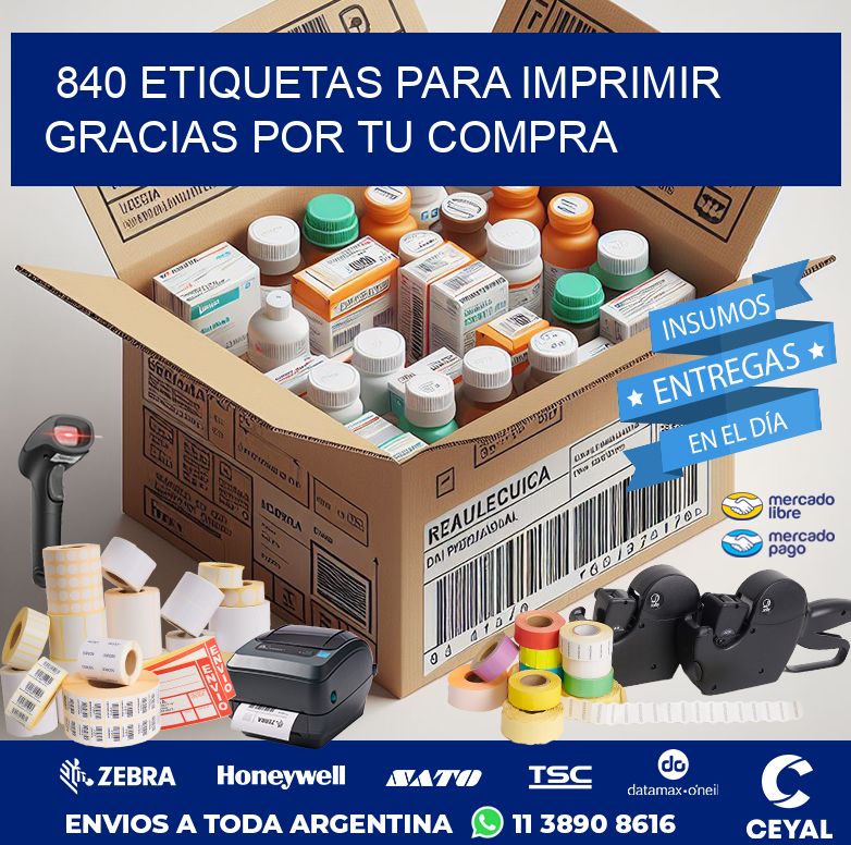 840 ETIQUETAS PARA IMPRIMIR GRACIAS POR TU COMPRA