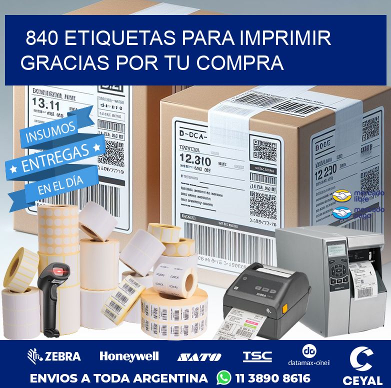 840 ETIQUETAS PARA IMPRIMIR GRACIAS POR TU COMPRA