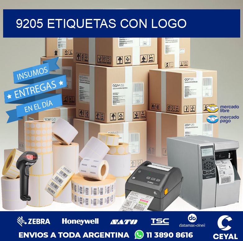 9205 ETIQUETAS CON LOGO