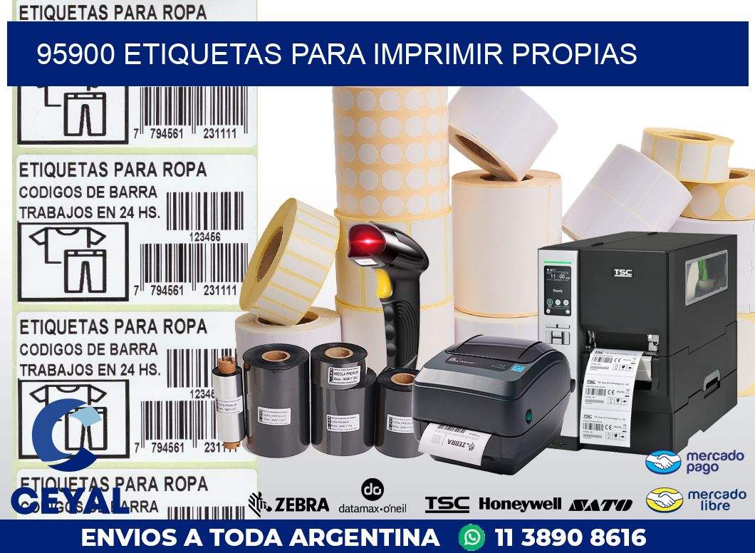 95900 ETIQUETAS PARA IMPRIMIR PROPIAS