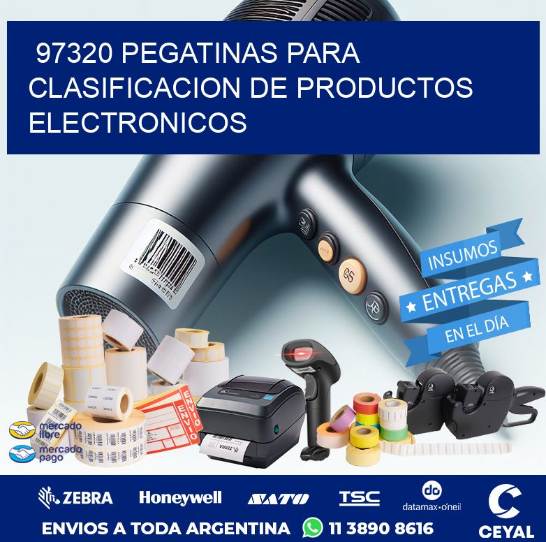 97320 PEGATINAS PARA CLASIFICACION DE PRODUCTOS ELECTRONICOS