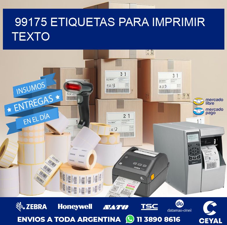 99175 ETIQUETAS PARA IMPRIMIR TEXTO