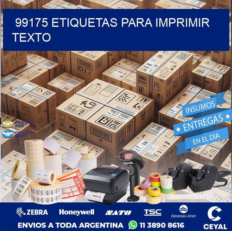 99175 ETIQUETAS PARA IMPRIMIR TEXTO