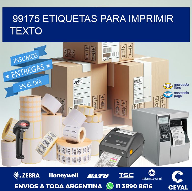 99175 ETIQUETAS PARA IMPRIMIR TEXTO
