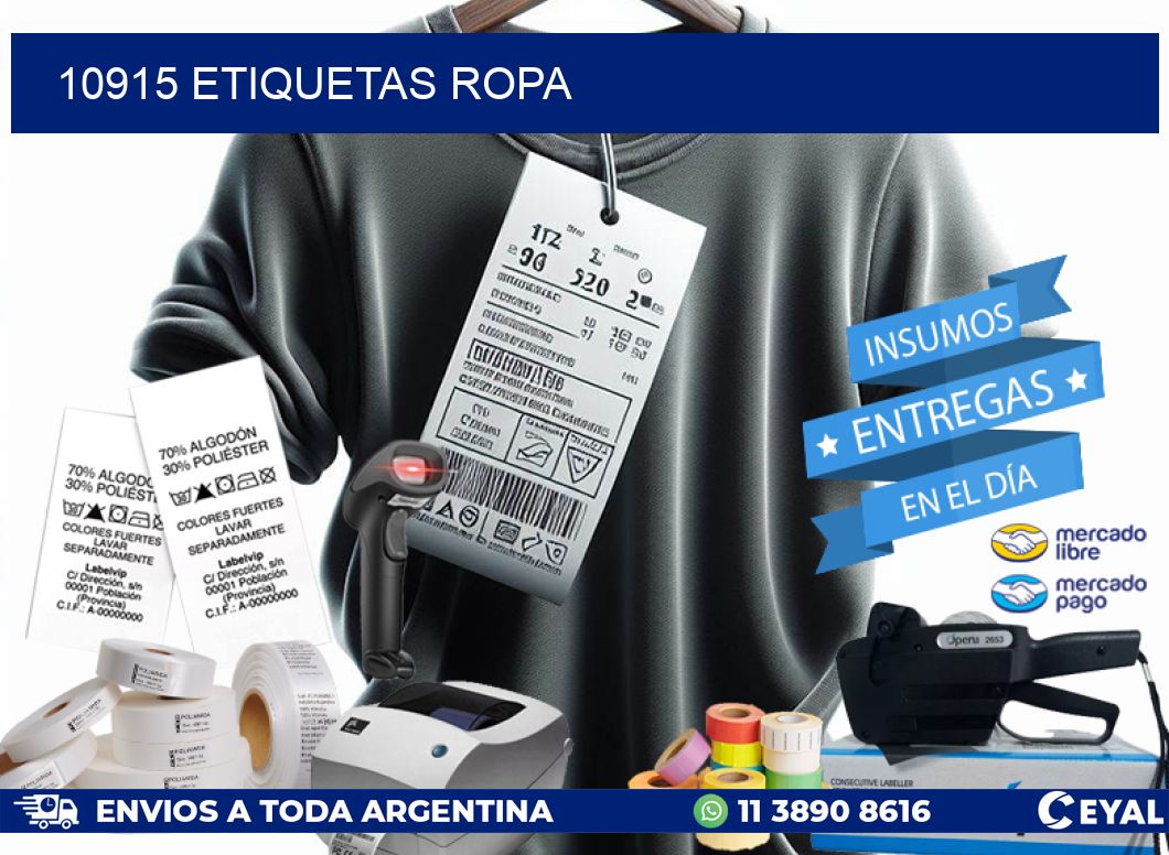 10915 ETIQUETAS ROPA