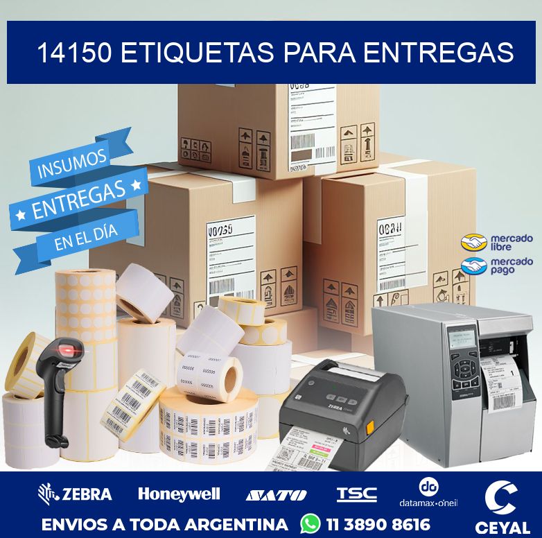 14150 ETIQUETAS PARA ENTREGAS