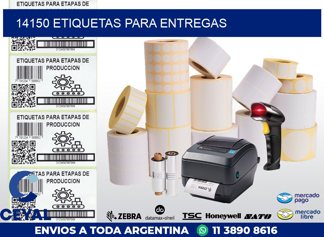 14150 ETIQUETAS PARA ENTREGAS