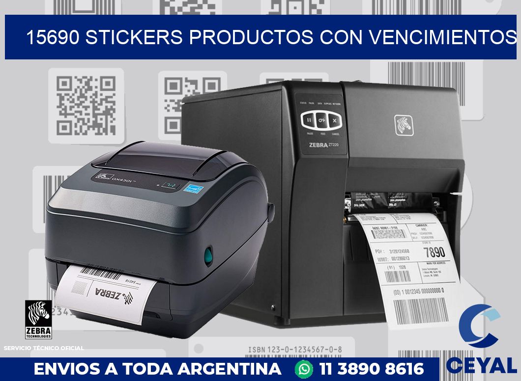 15690 STICKERS PRODUCTOS CON VENCIMIENTOS