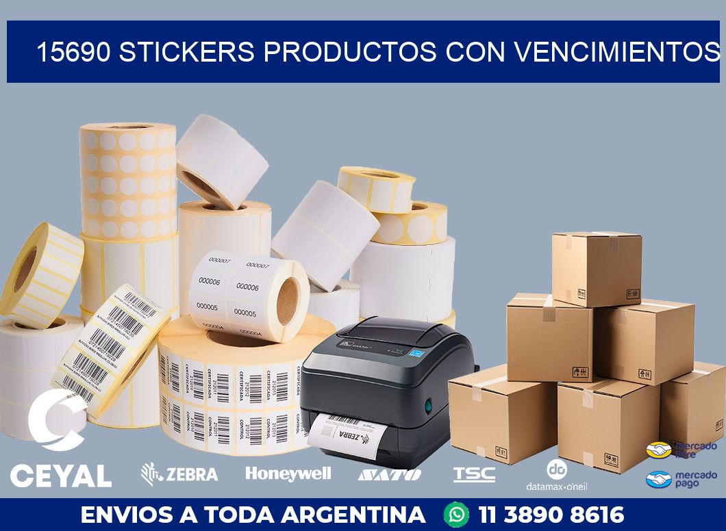15690 STICKERS PRODUCTOS CON VENCIMIENTOS