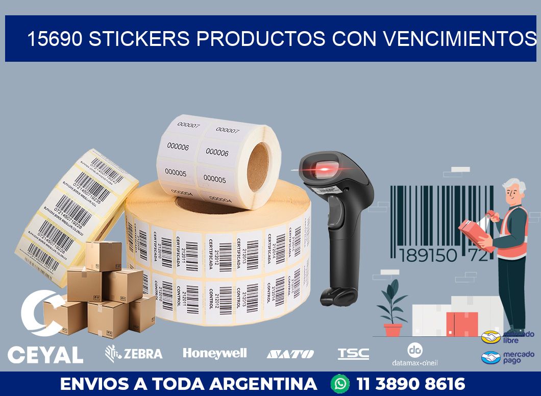 15690 STICKERS PRODUCTOS CON VENCIMIENTOS