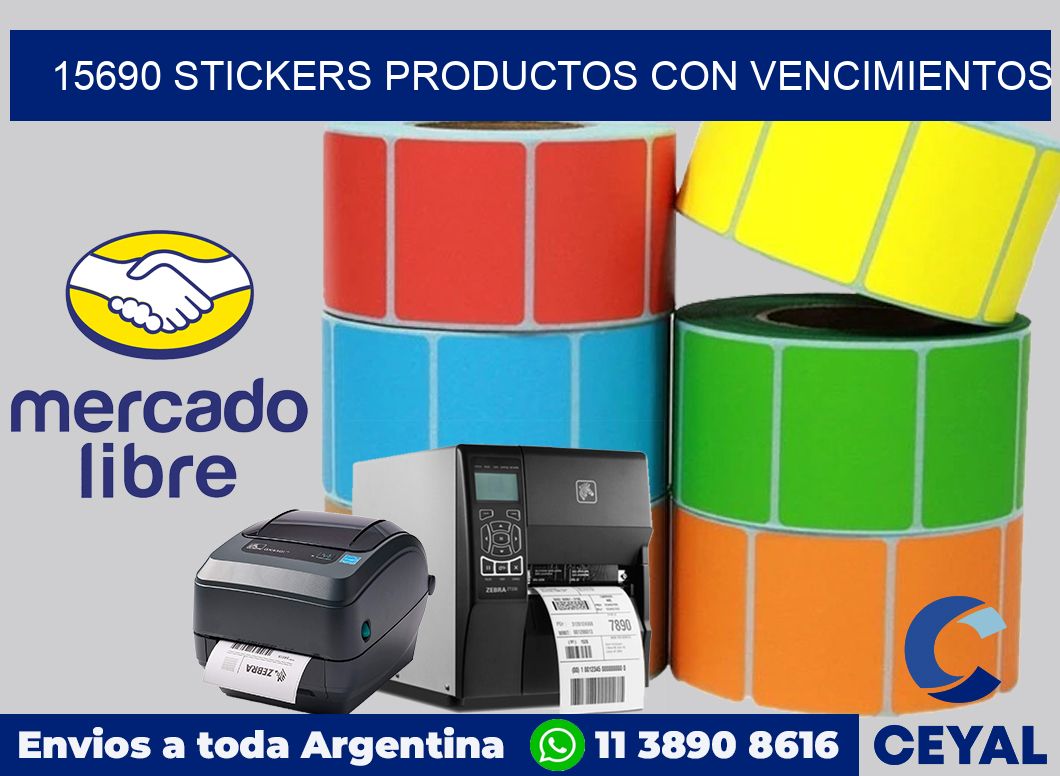15690 STICKERS PRODUCTOS CON VENCIMIENTOS