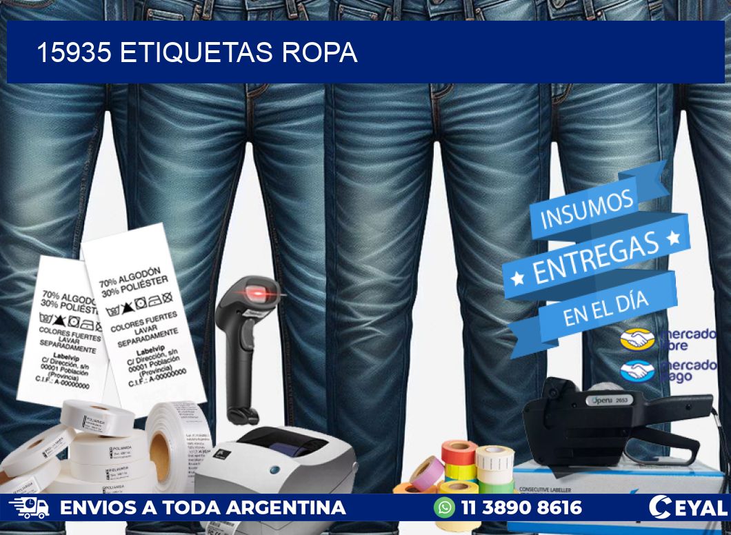 15935 ETIQUETAS ROPA