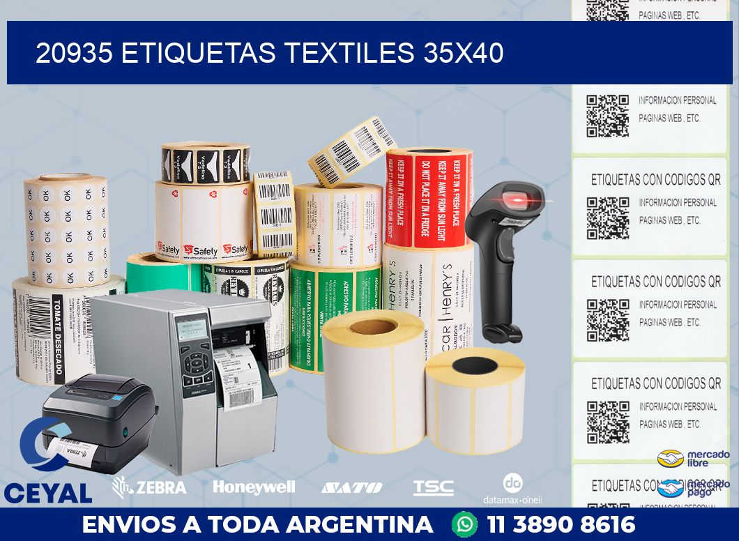 20935 ETIQUETAS TEXTILES 35X40