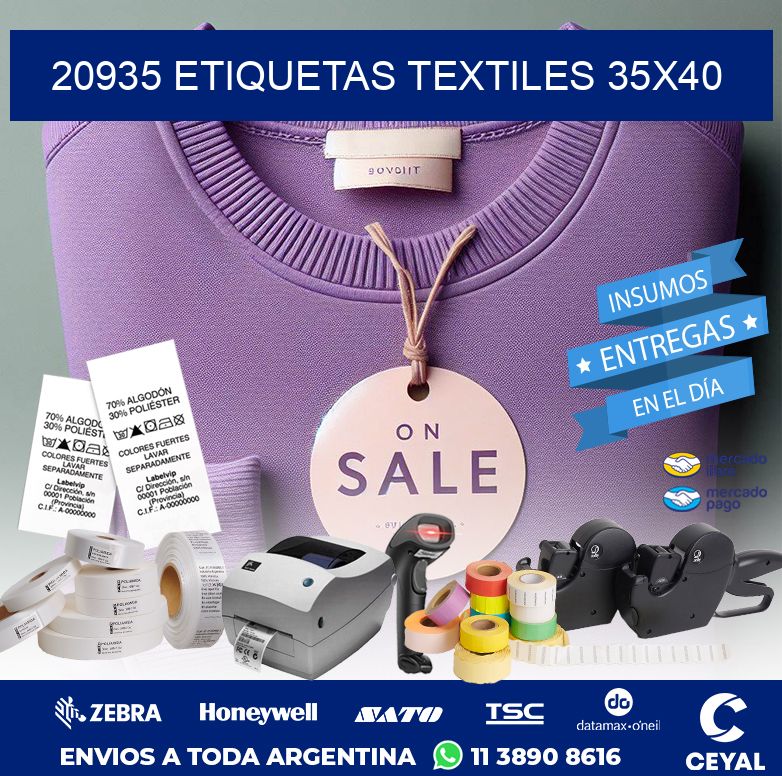 20935 ETIQUETAS TEXTILES 35X40